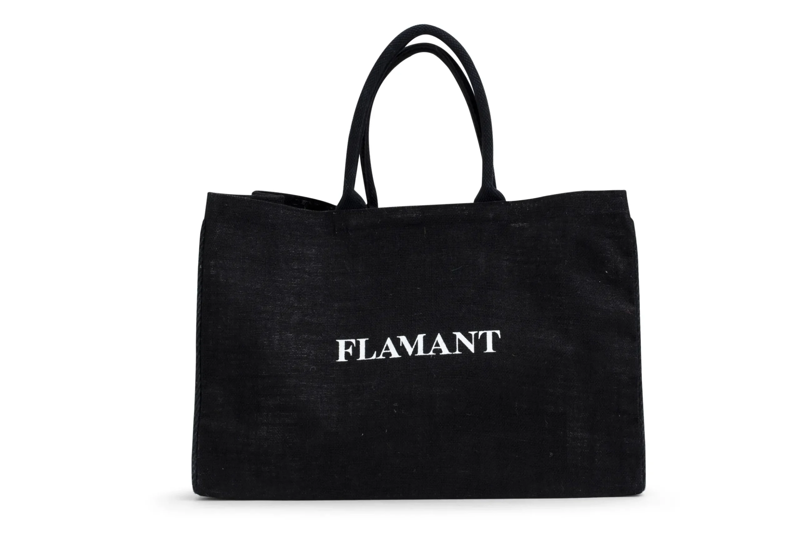 Flamant Bag, Shopping Bag, Jute, Black