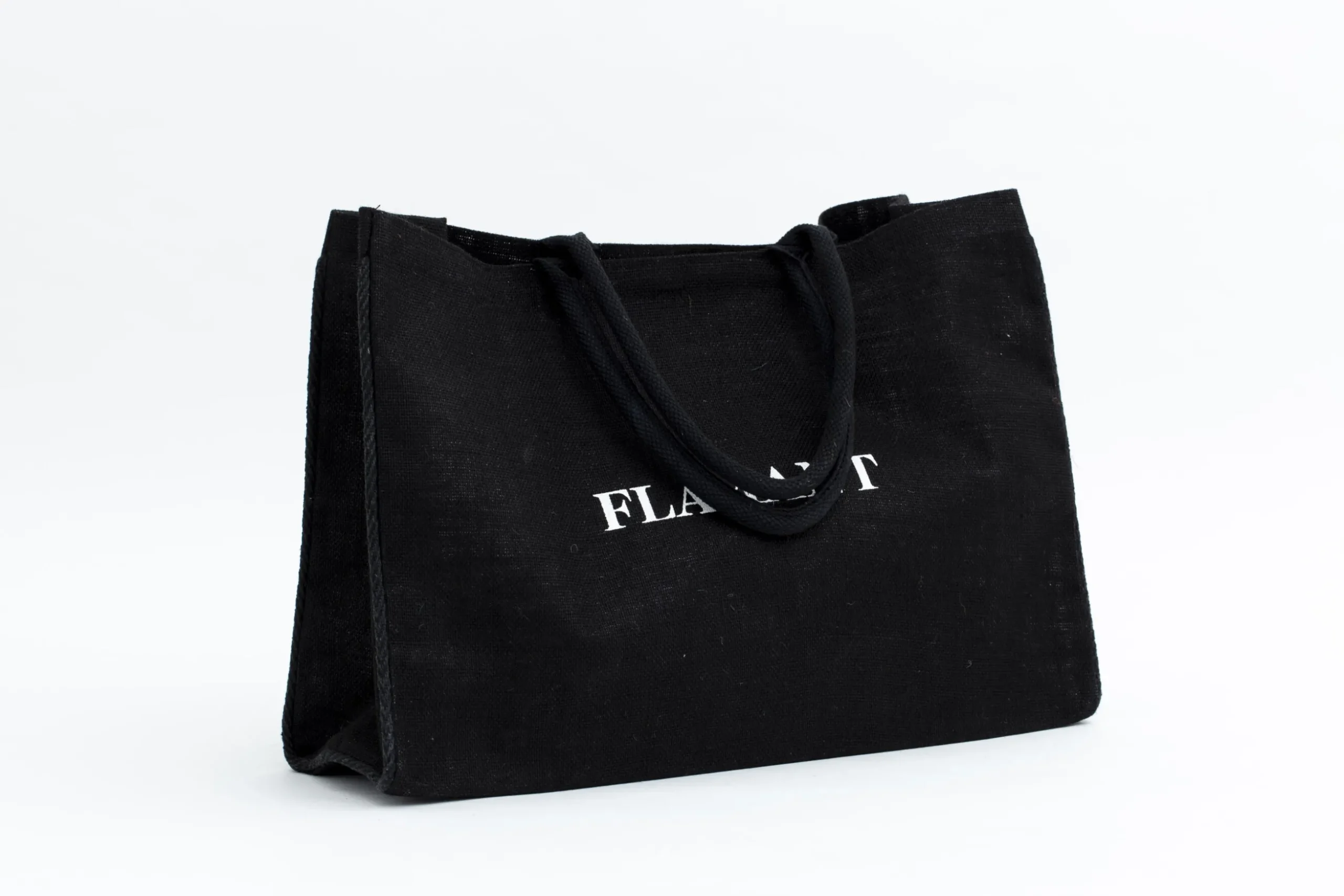 Flamant Bag, Shopping Bag, Jute, Black