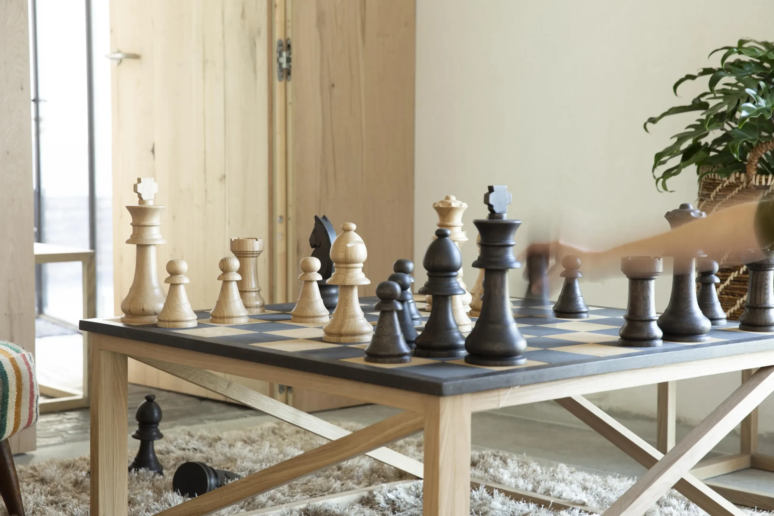 Flanders, Chessboard Base, Oak