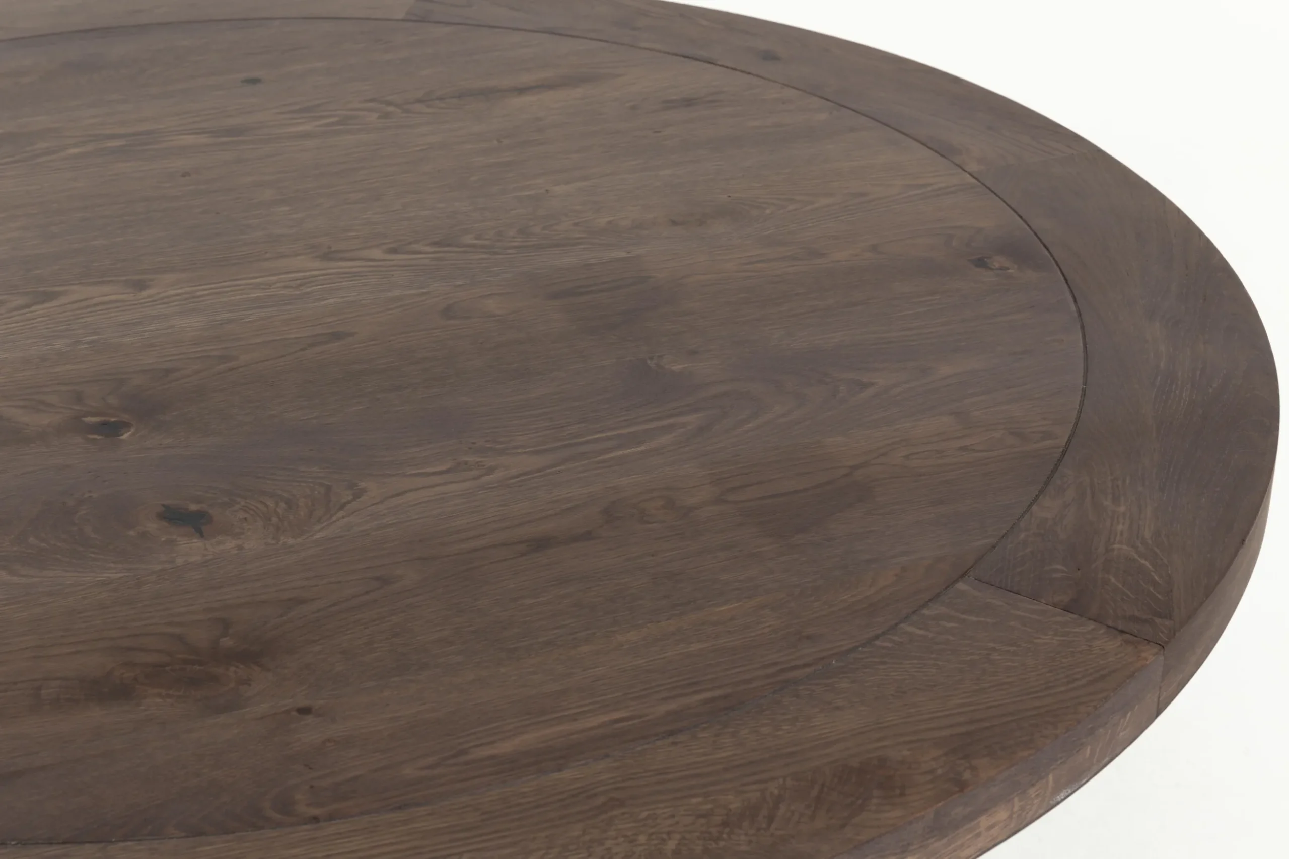 Forino, Dining Table, Smoked Oak, Round, 110 Cm