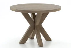 Forino, Dining Table, Weathered Oak, Round, 110 Cm