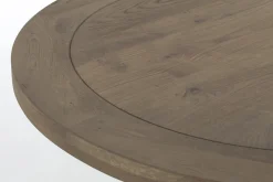Forino, Dining Table, Weathered Oak, Round, 110 Cm