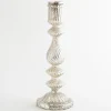 Gideon, Candlestick, Mercury Glass, L