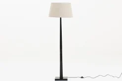 Gordes, Floor Lamp, Black, Aluminum