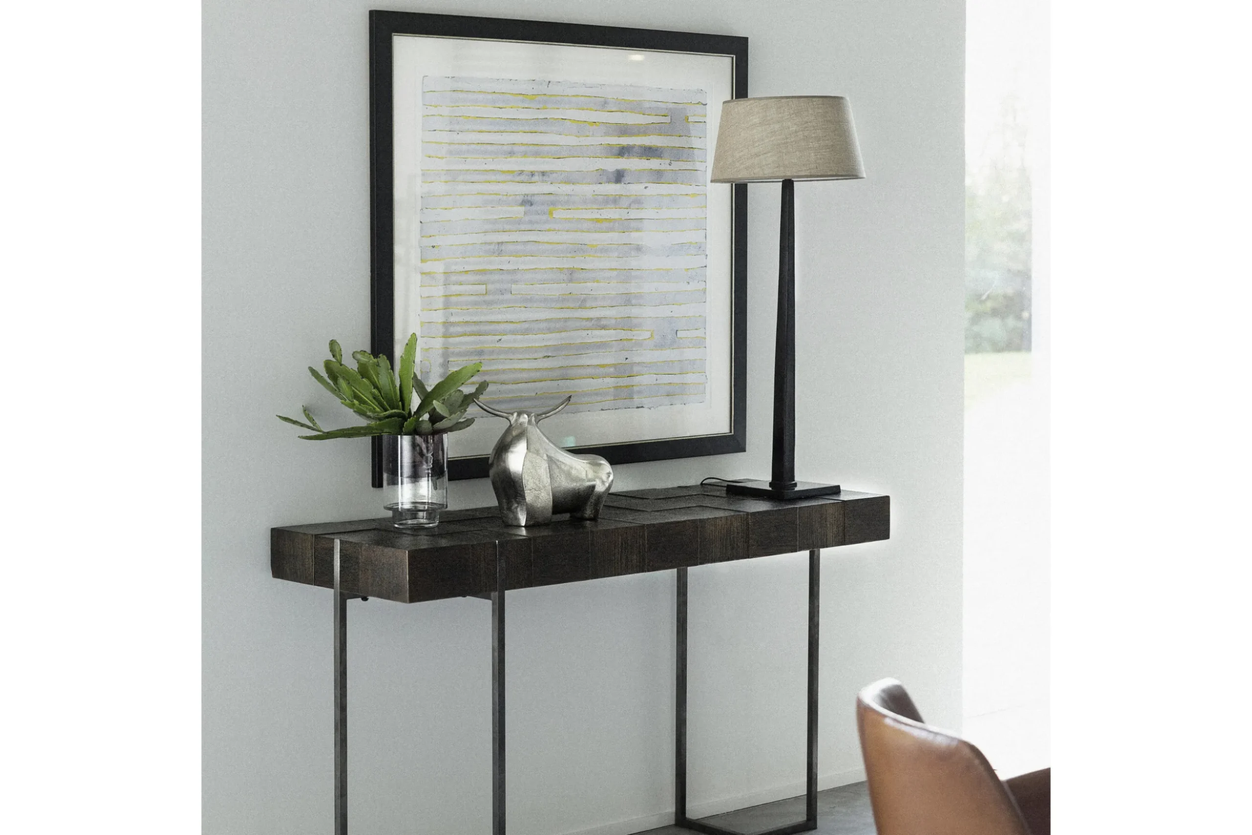 Gordes, Table Lamp, Black, Aluminum, H 78 Cm
