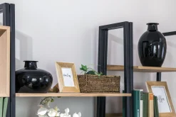Griegos, Vase, Glass, Black