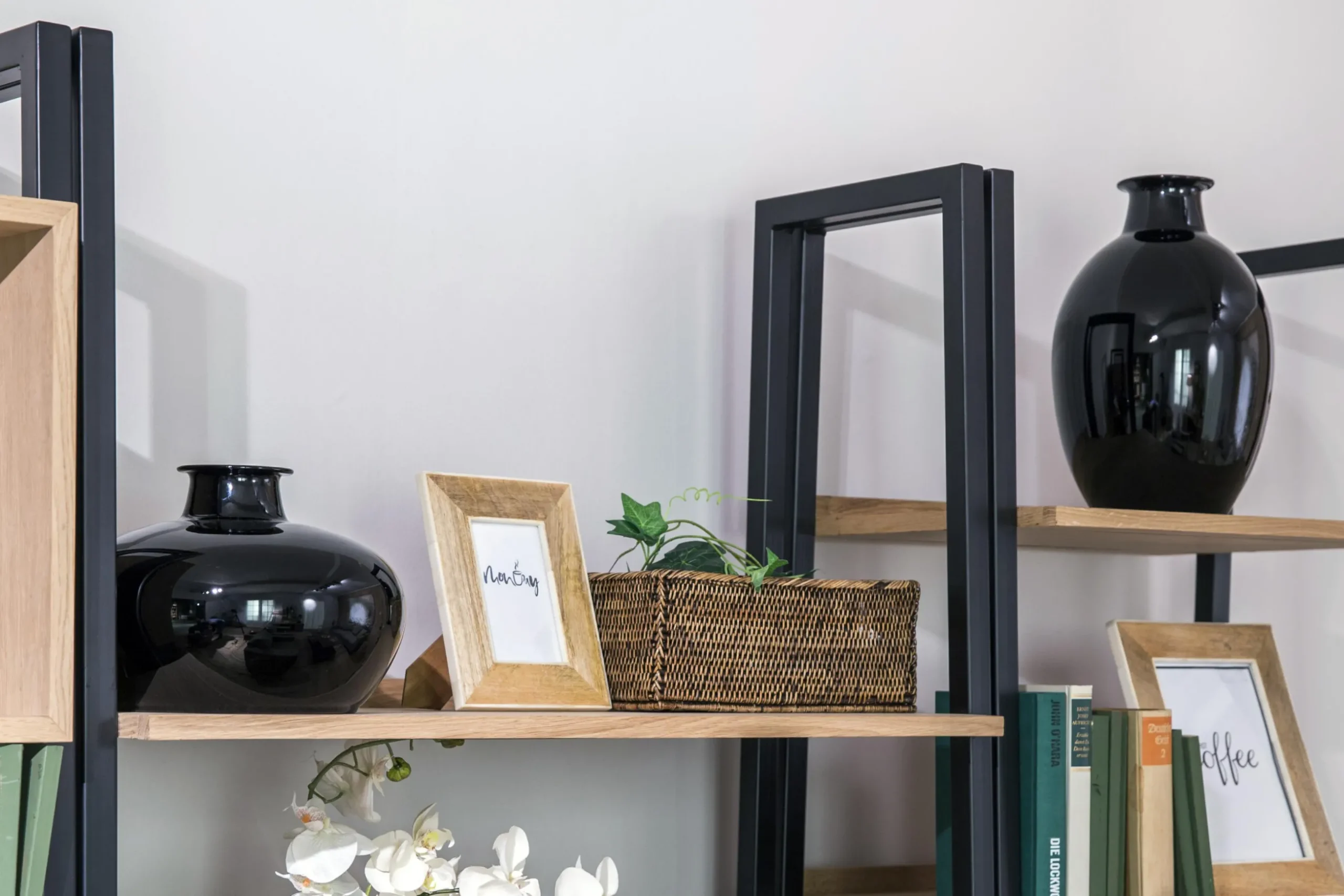 Griegos, Vase, Glass, Black