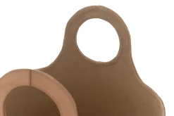 Hanan, Basket, Leather, Round