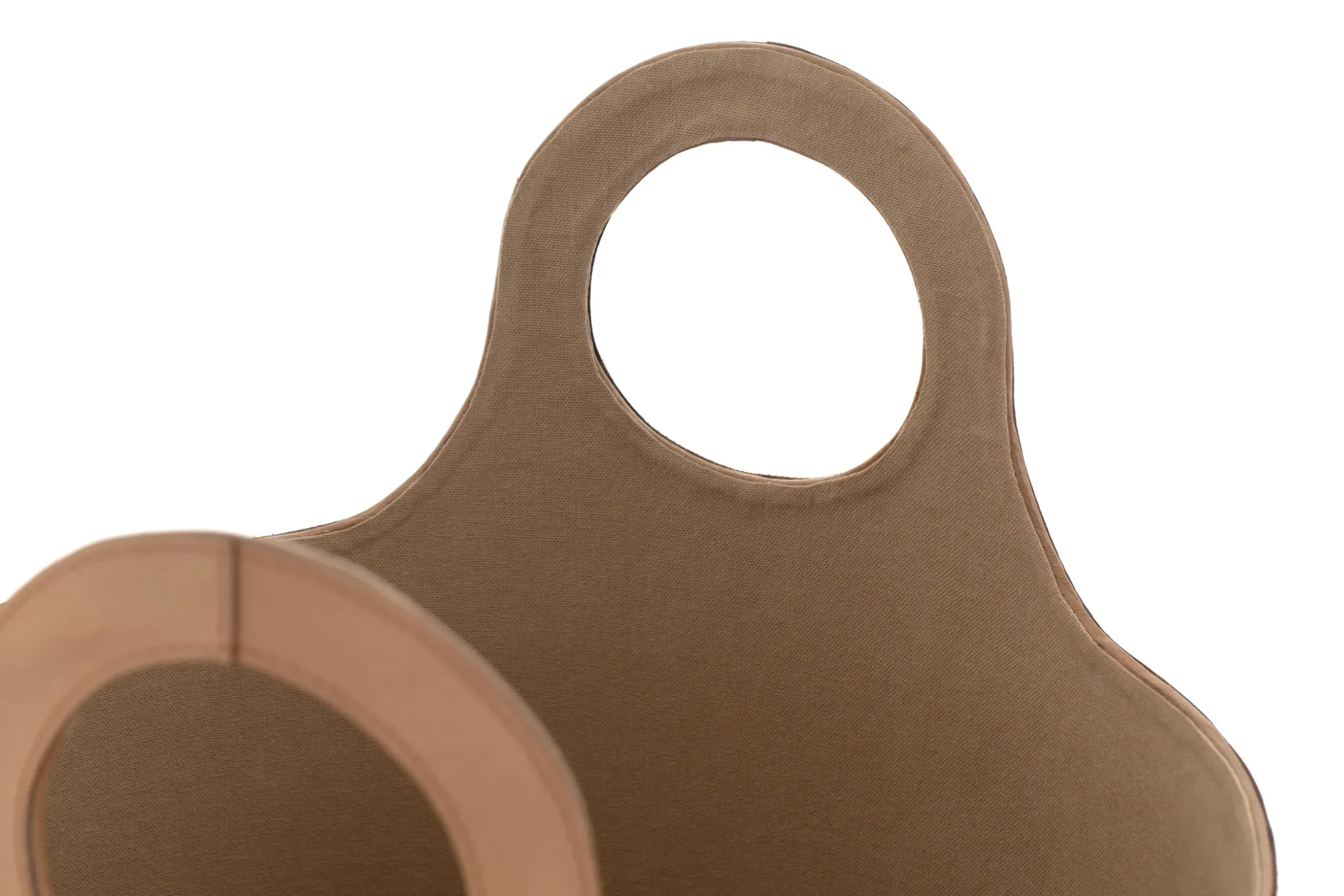 Hanan, Basket, Leather, Round