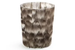 Hannigan, Tea Light Holder, Feathers, S