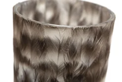 Hannigan, Tea Light Holder, Feathers, S