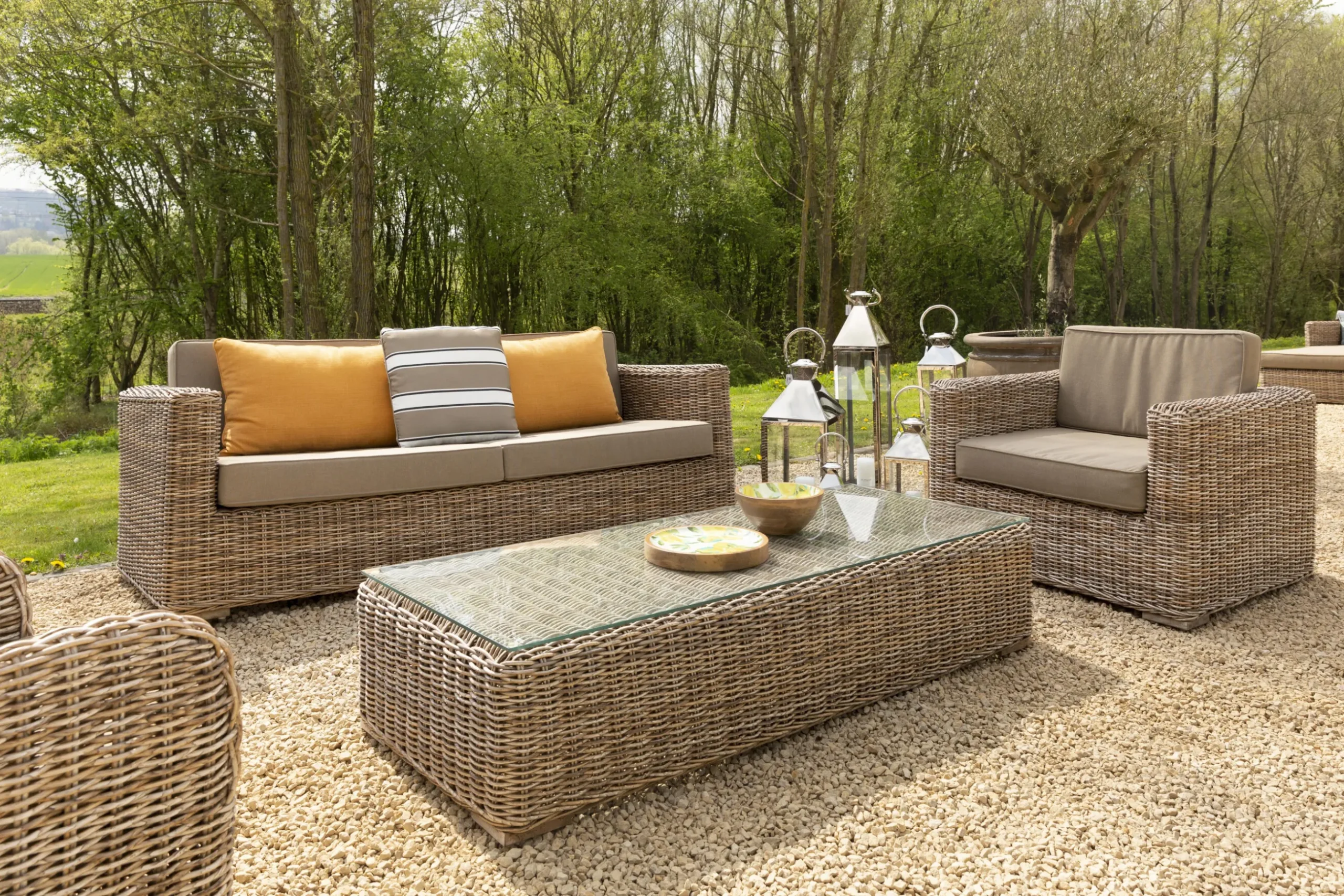 Hills, Garden Sofa, With Cushion, 2,5 Seater