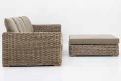 Hills, Garden Sofa, With Cushion + Pouf