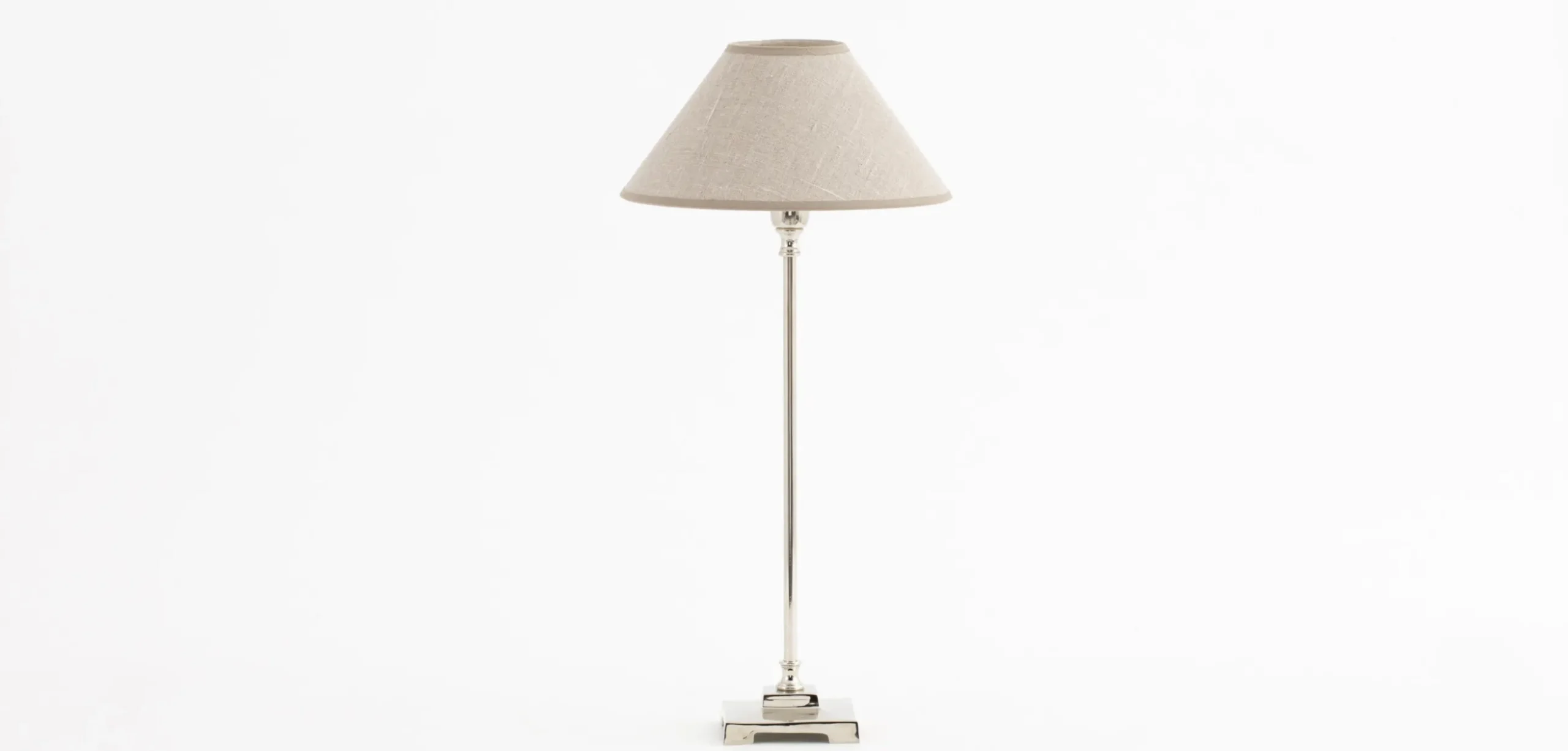 Horton, Table Lamp, Brass And Nickel