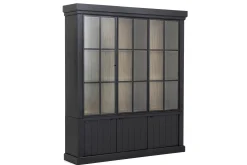 Iron Jason, Cabinet, Black, Oak, 3 Iron Doors