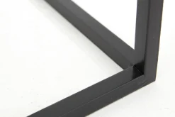 Isaac, Stand, Metal, Black, H 75 Cm