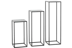 Isaac, Stand, Metal, Black, H 75 Cm