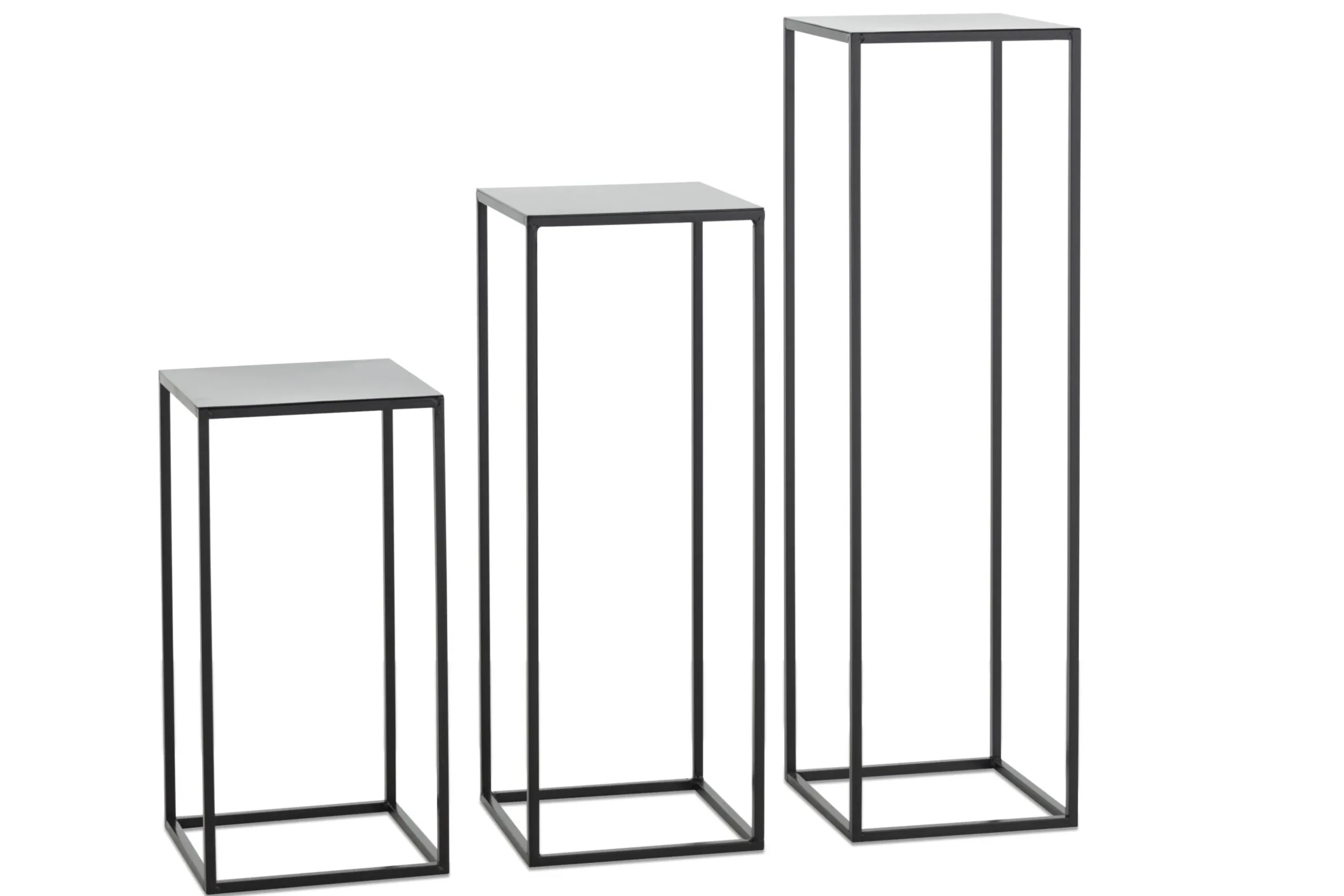 Isaac, Stand, Metal, Black, H 95 Cm
