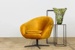 Isaac, Stand, Metal, Black, H 55 Cm