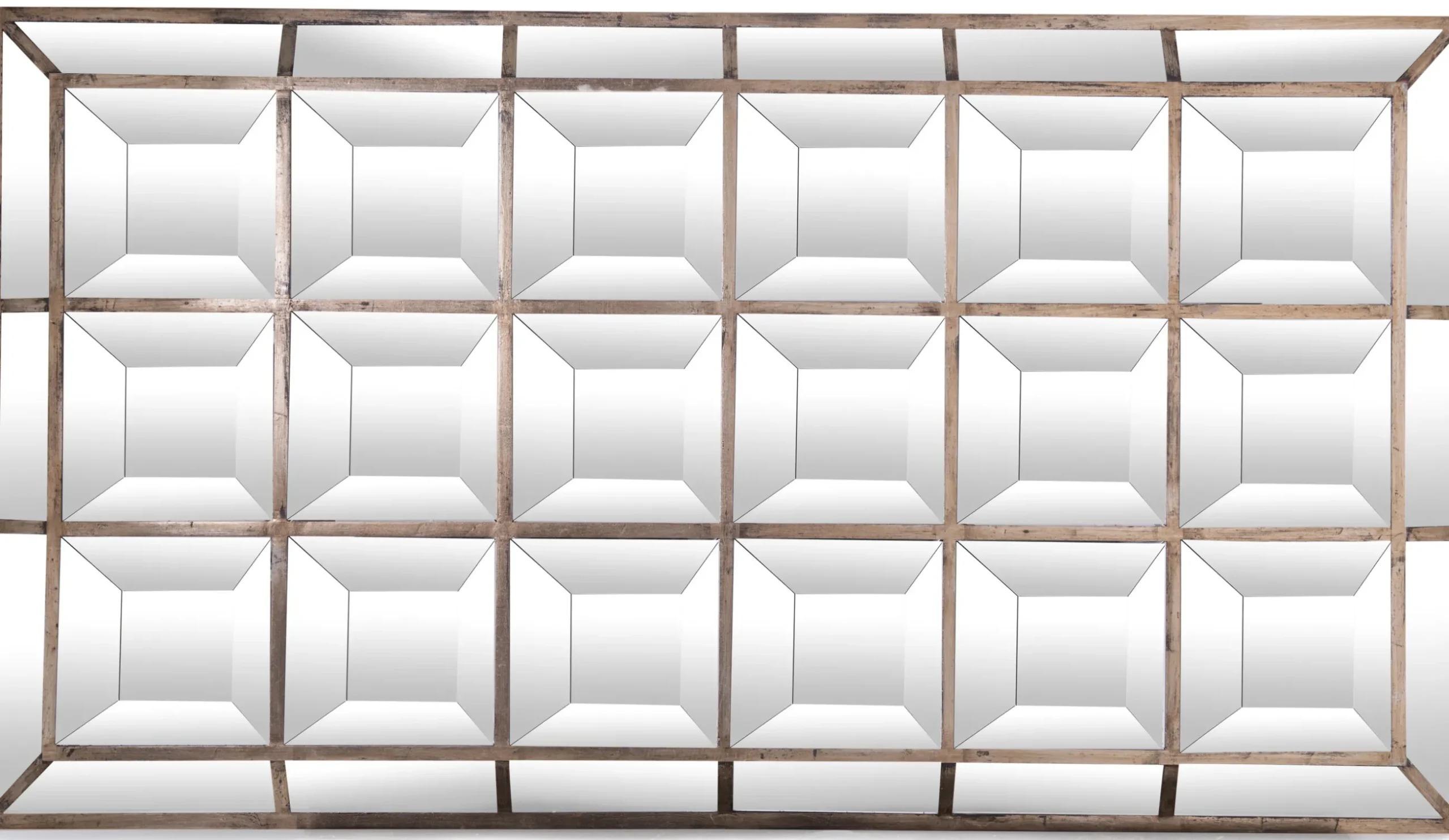 Javier, Mirror, Accent, Border Gold