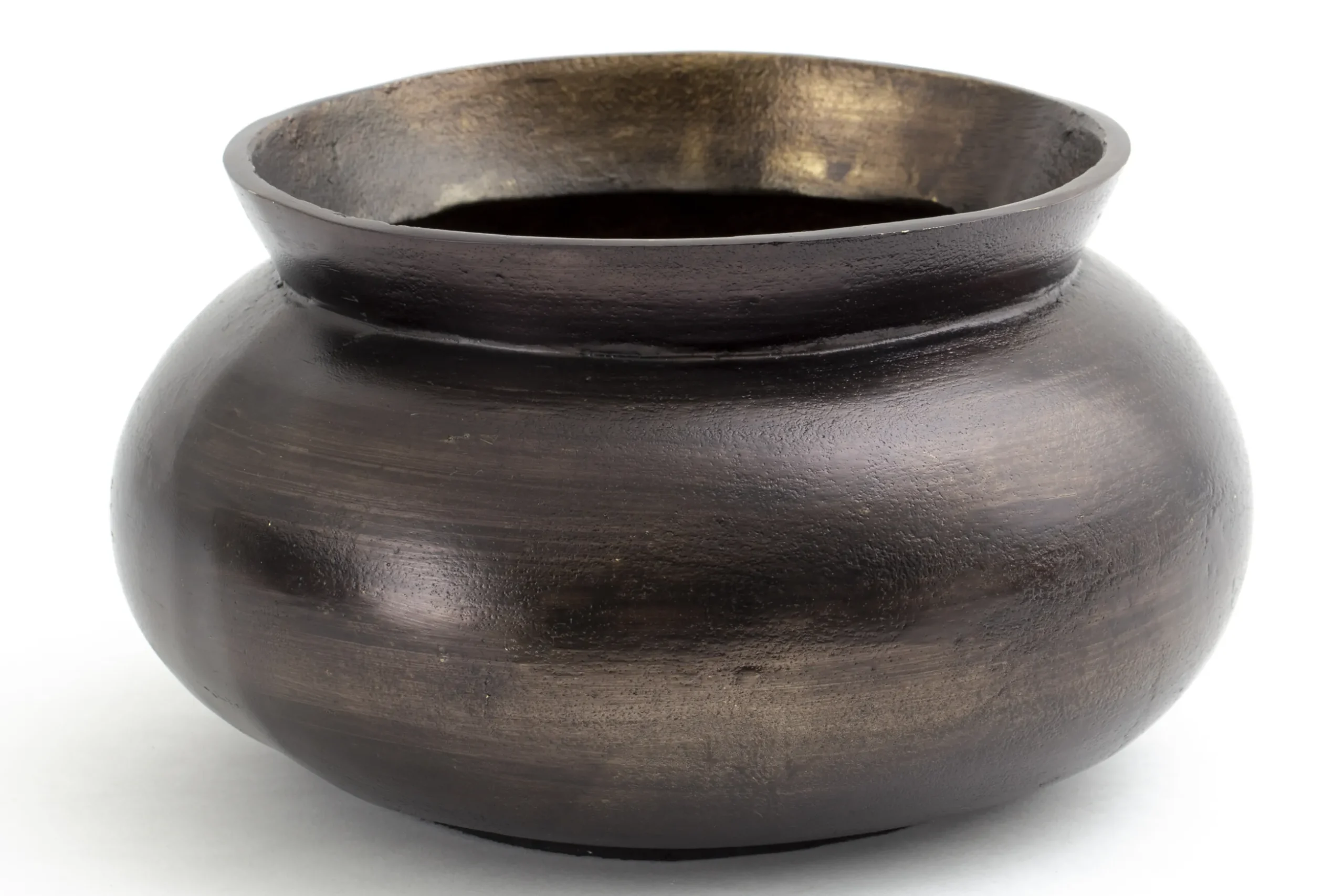 Jeddo, Vase, Metal, Black, L
