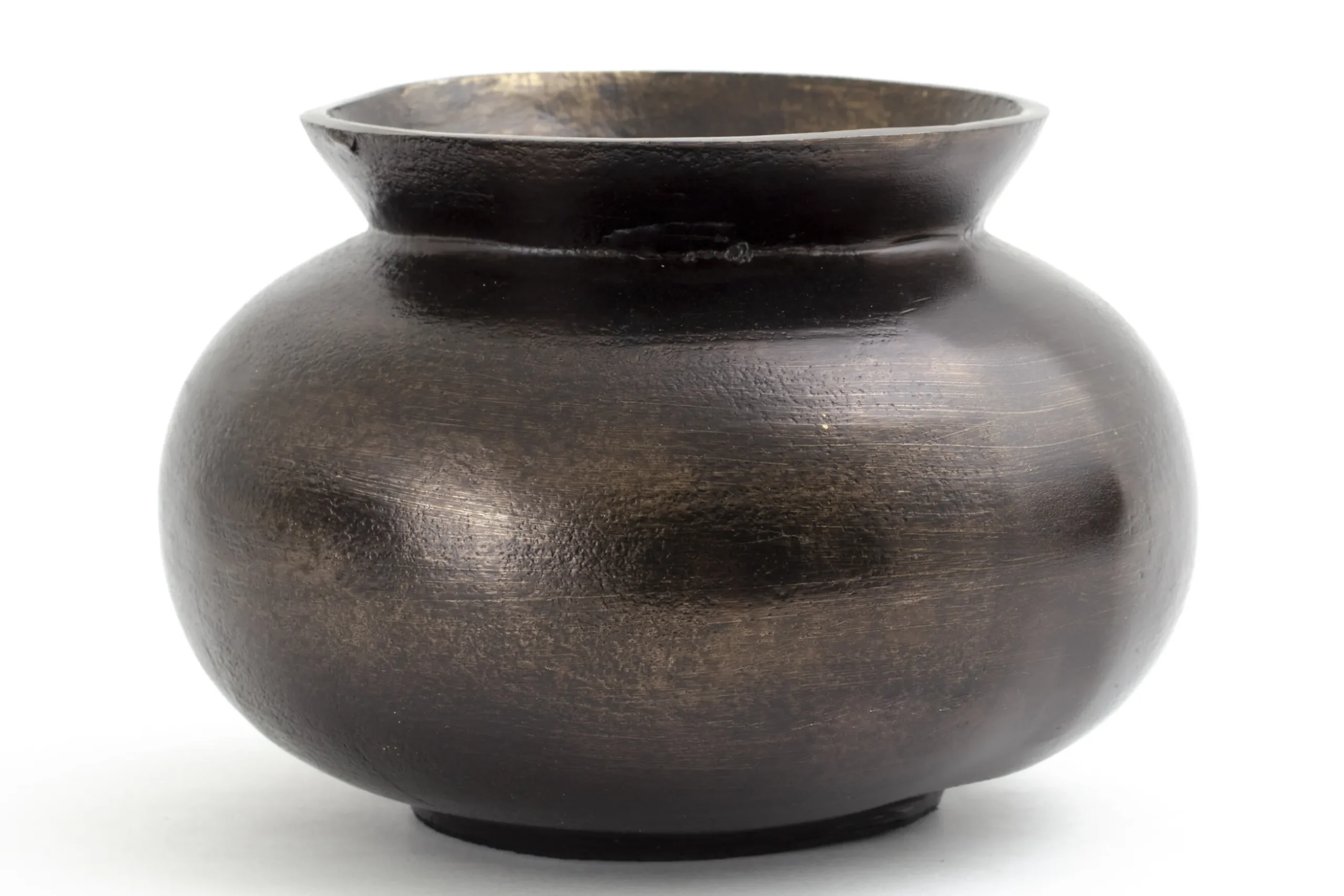 Jeddo, Vase, Metal, Black, S