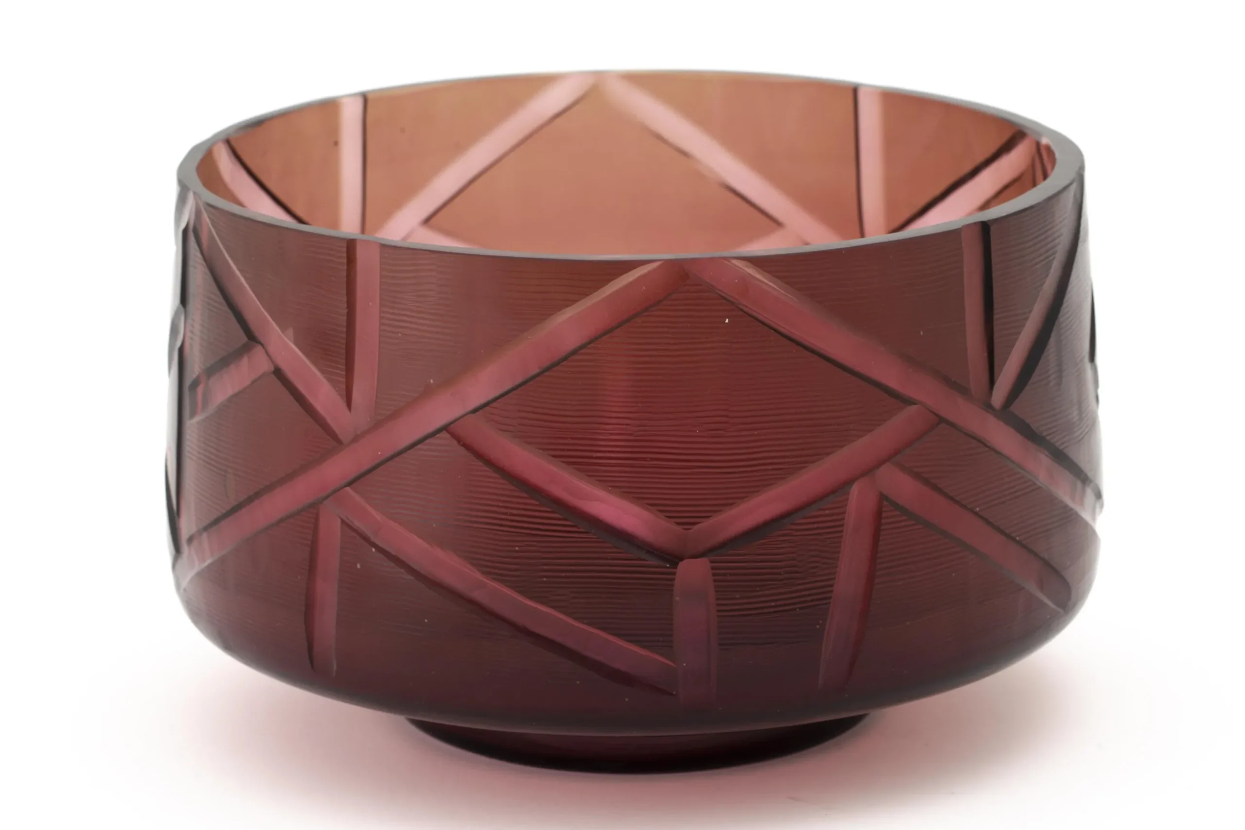 Jelger, Bowl, Glass, Smoke/Mauve, L