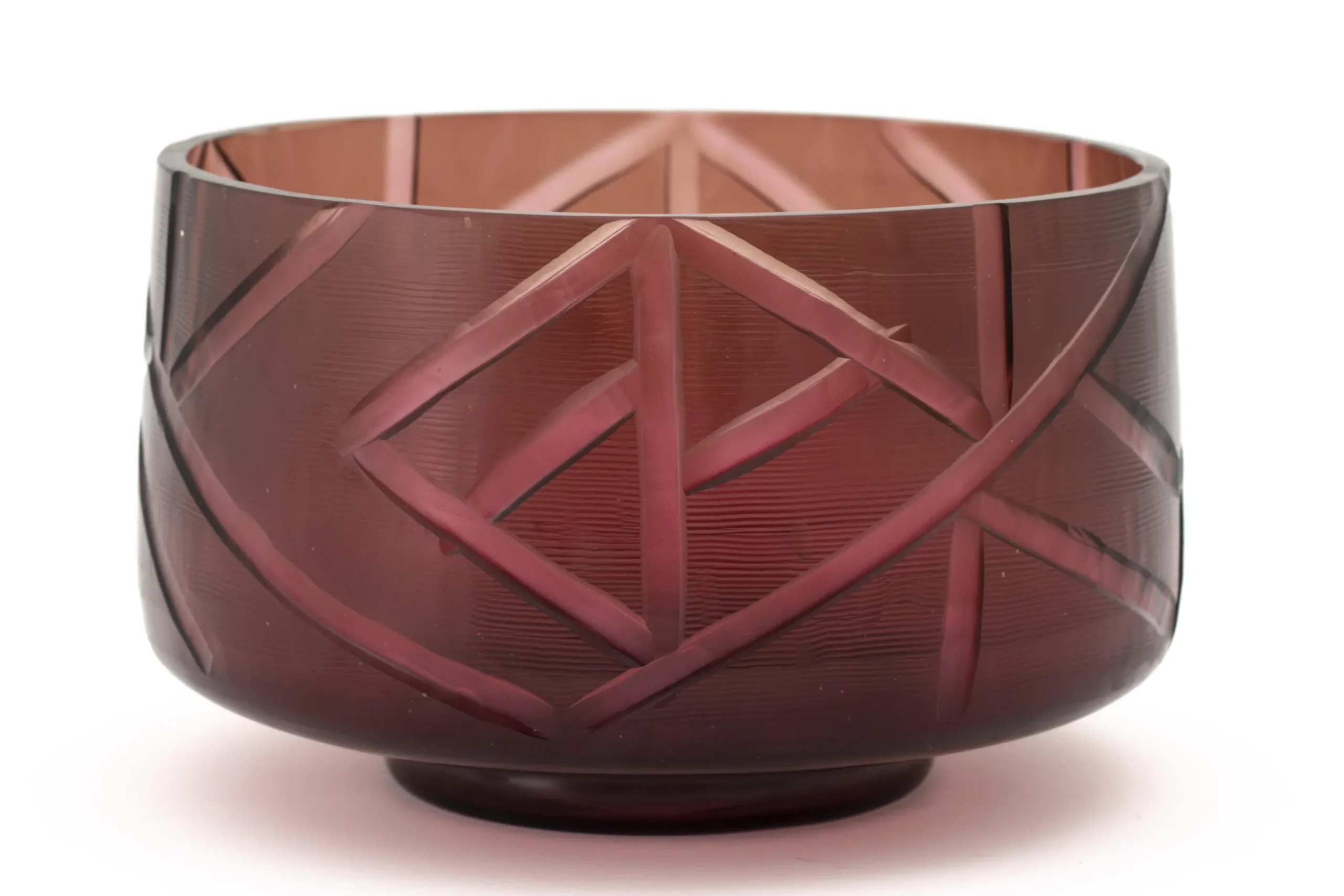 Jelger, Bowl, Glass, Smoke/Mauve, L