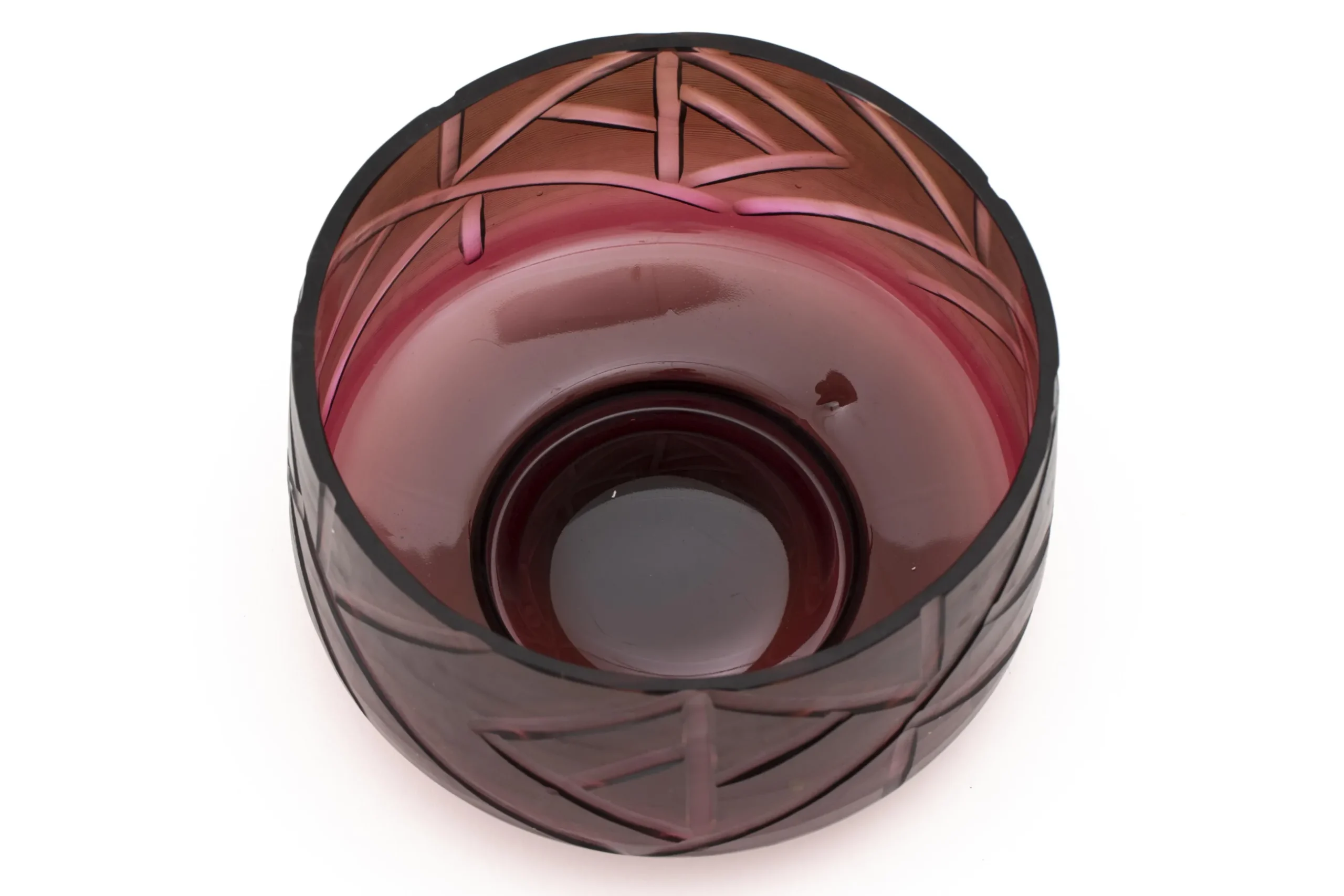 Jelger, Bowl, Glass, Smoke/Mauve, L