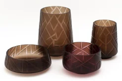 Jelger, Bowl, Glass, Smoke/Mauve, L