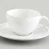 Jille, Cup And Saucer, Ceramic, White, S, 50Ml