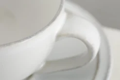 Jille, Cup And Saucer, Ceramic, White, S, 50Ml