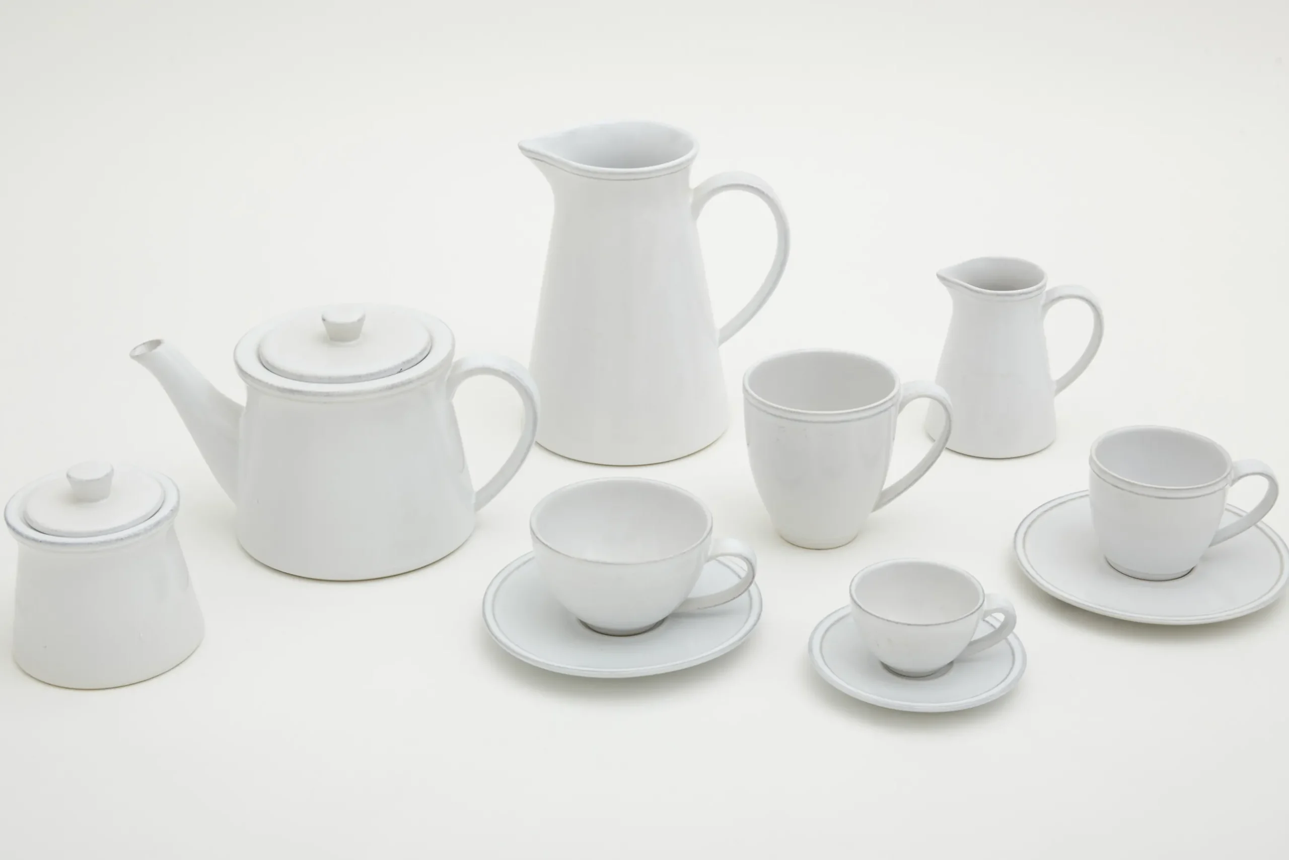 Jille, Cup And Saucer, Ceramic, White, S, 50Ml