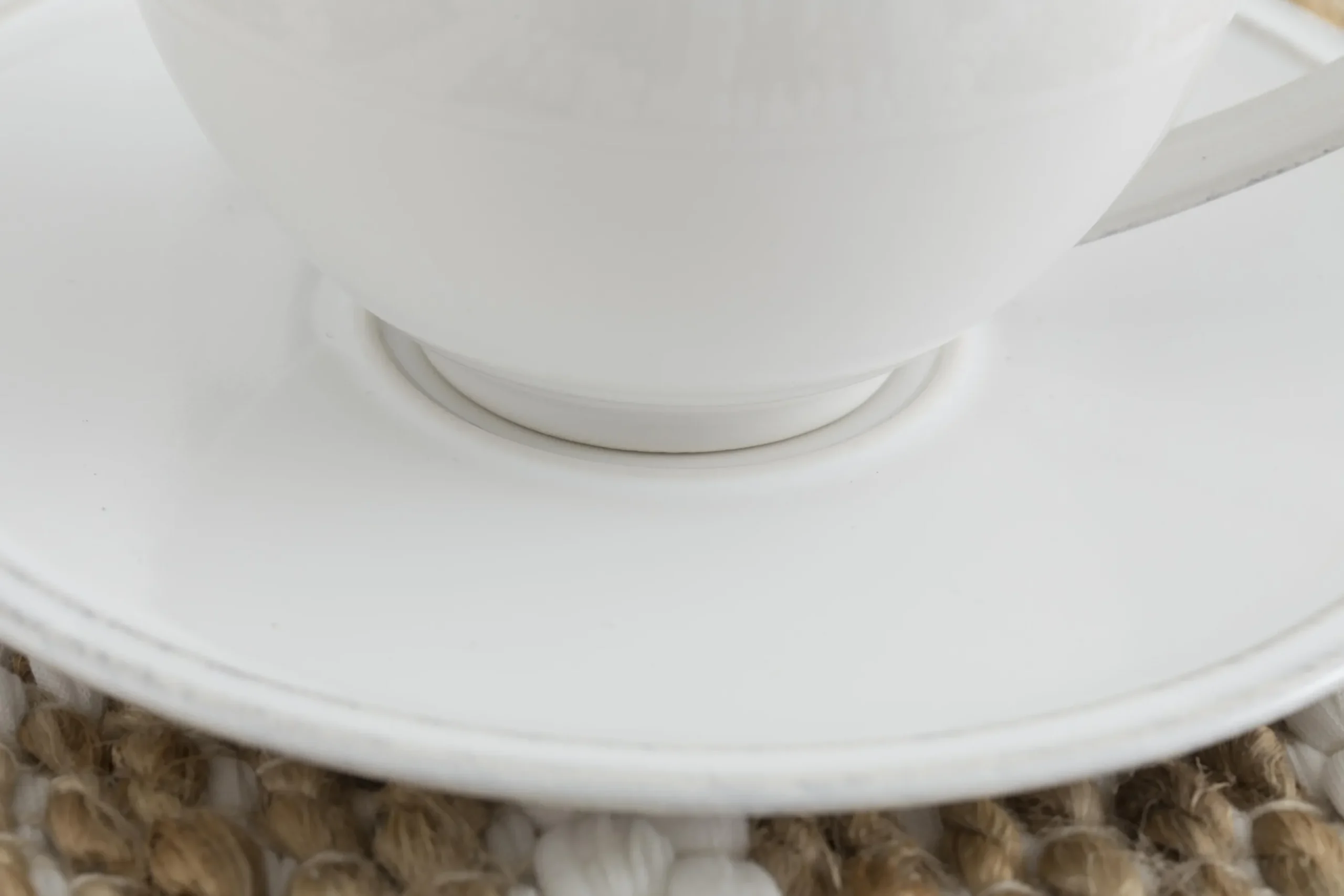Jille, Cup And Saucer, Ceramic, White, L, 200Ml