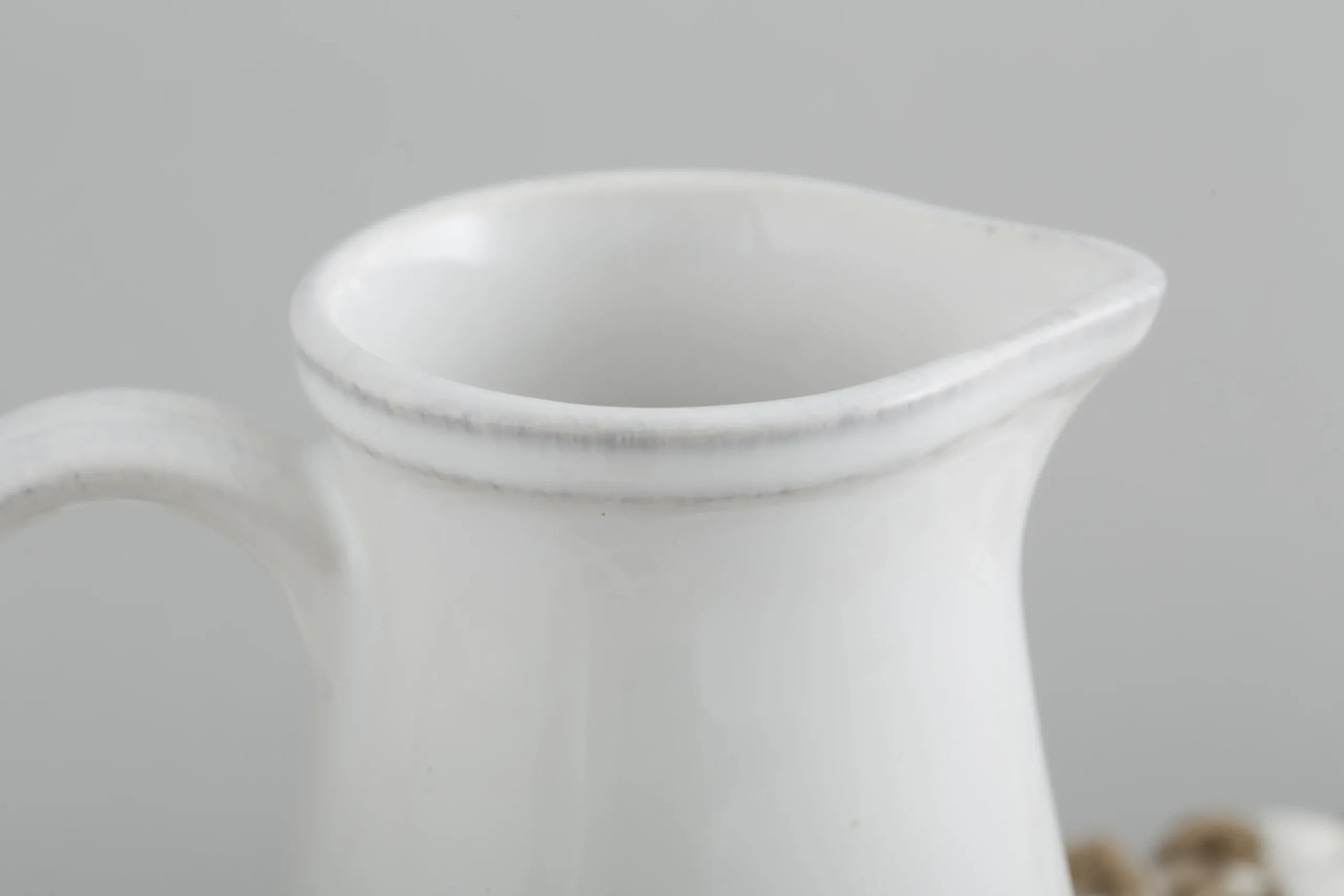 Jille, Milk Jug, Ceramic, White, 300Ml