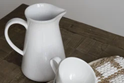 Jille, Pitcher, Ceramic, White, 1,5L