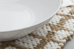 Jille, Salad Bowl, Ceramic, White, 34Cm