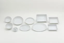 Jille, Salad Bowl, Ceramic, White, 34Cm