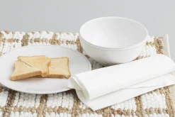 Jille, Salad Plate, Ceramic, White