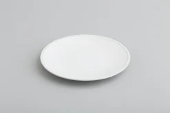Jille, Salad Plate, Ceramic, White