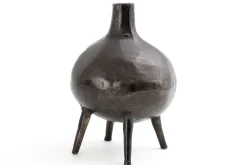 Jiven, Vase, Metal, Black