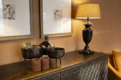 Jiven, Vase, Metal, Black