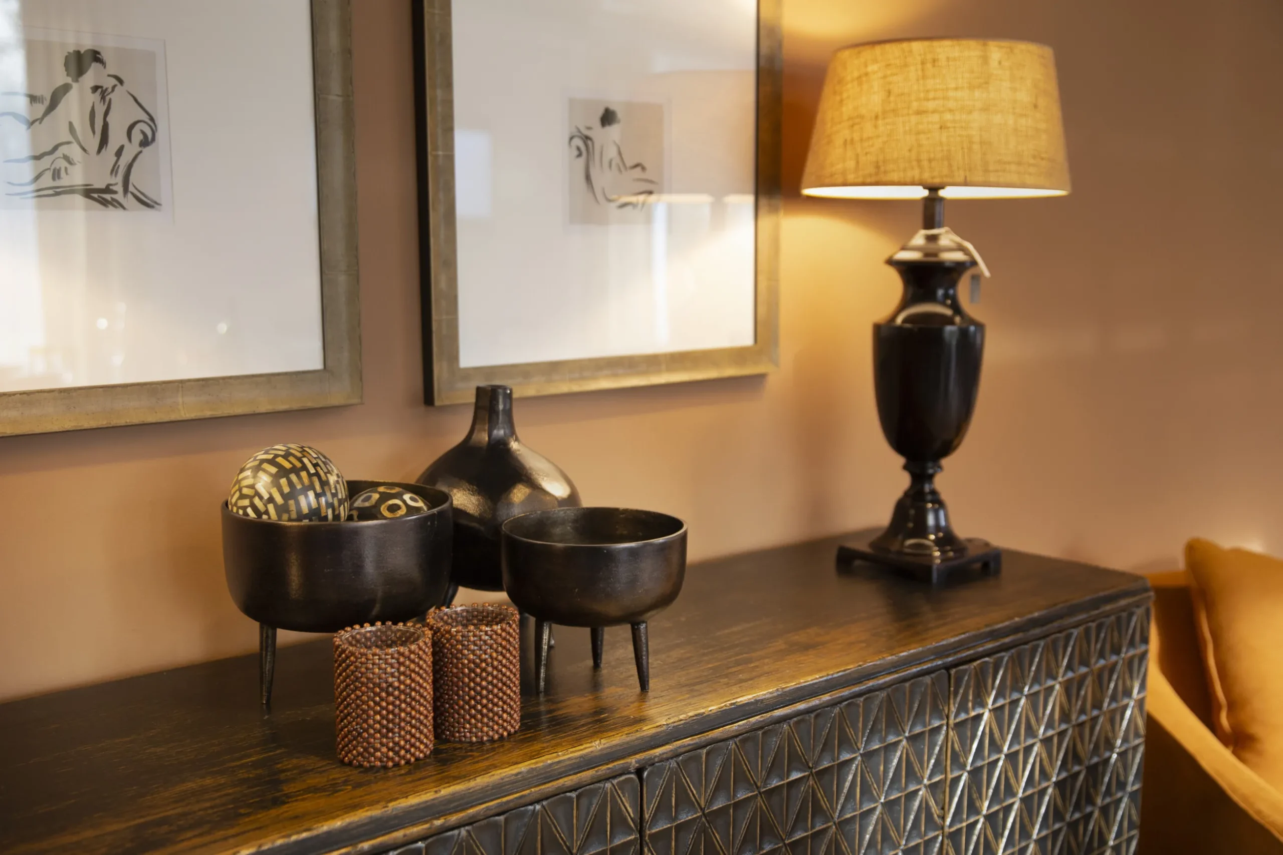 Jiven, Vase, Metal, Black