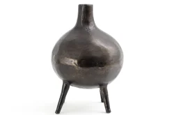 Jiven, Vase, Metal, Black
