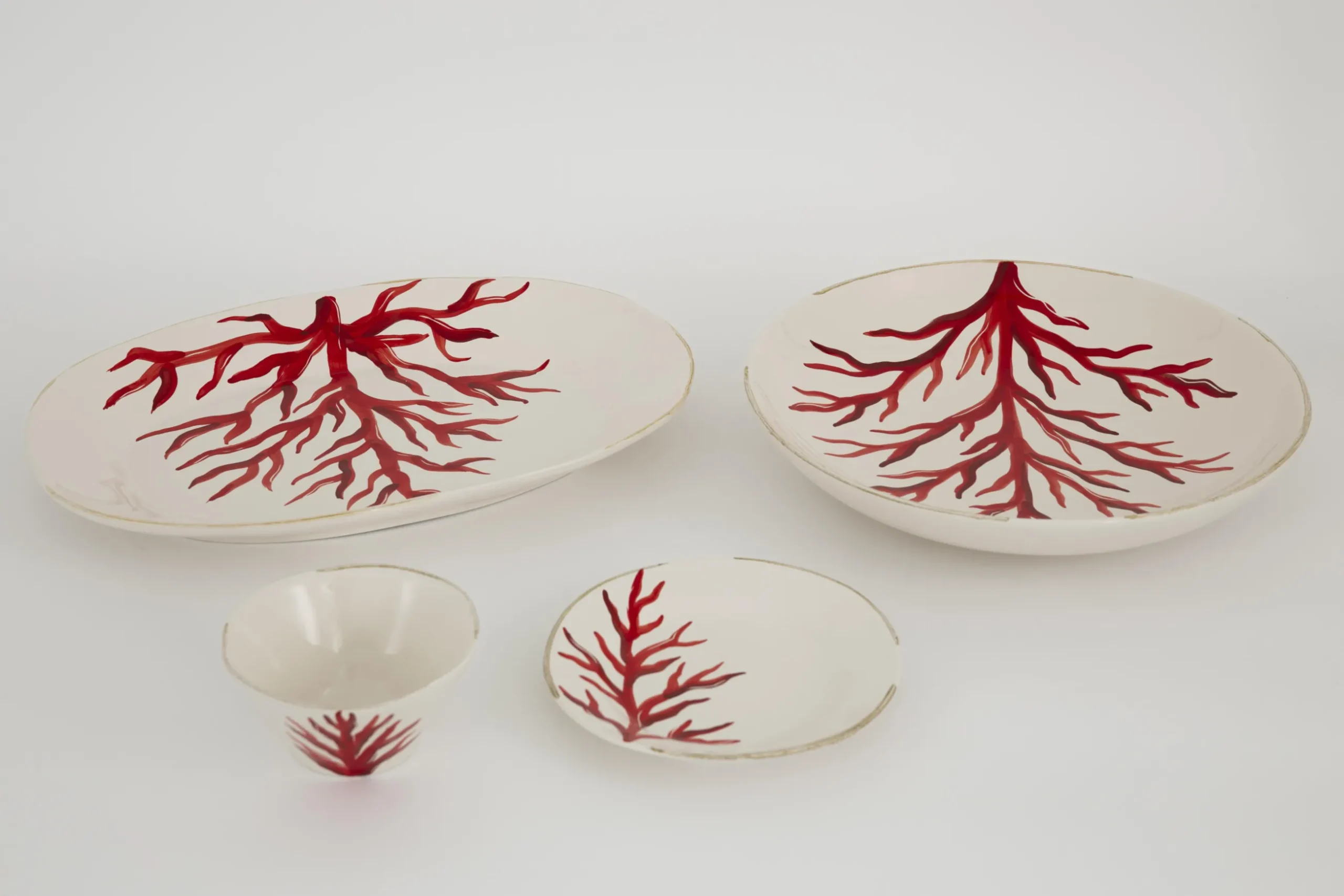 Kao, Bowl, Coral