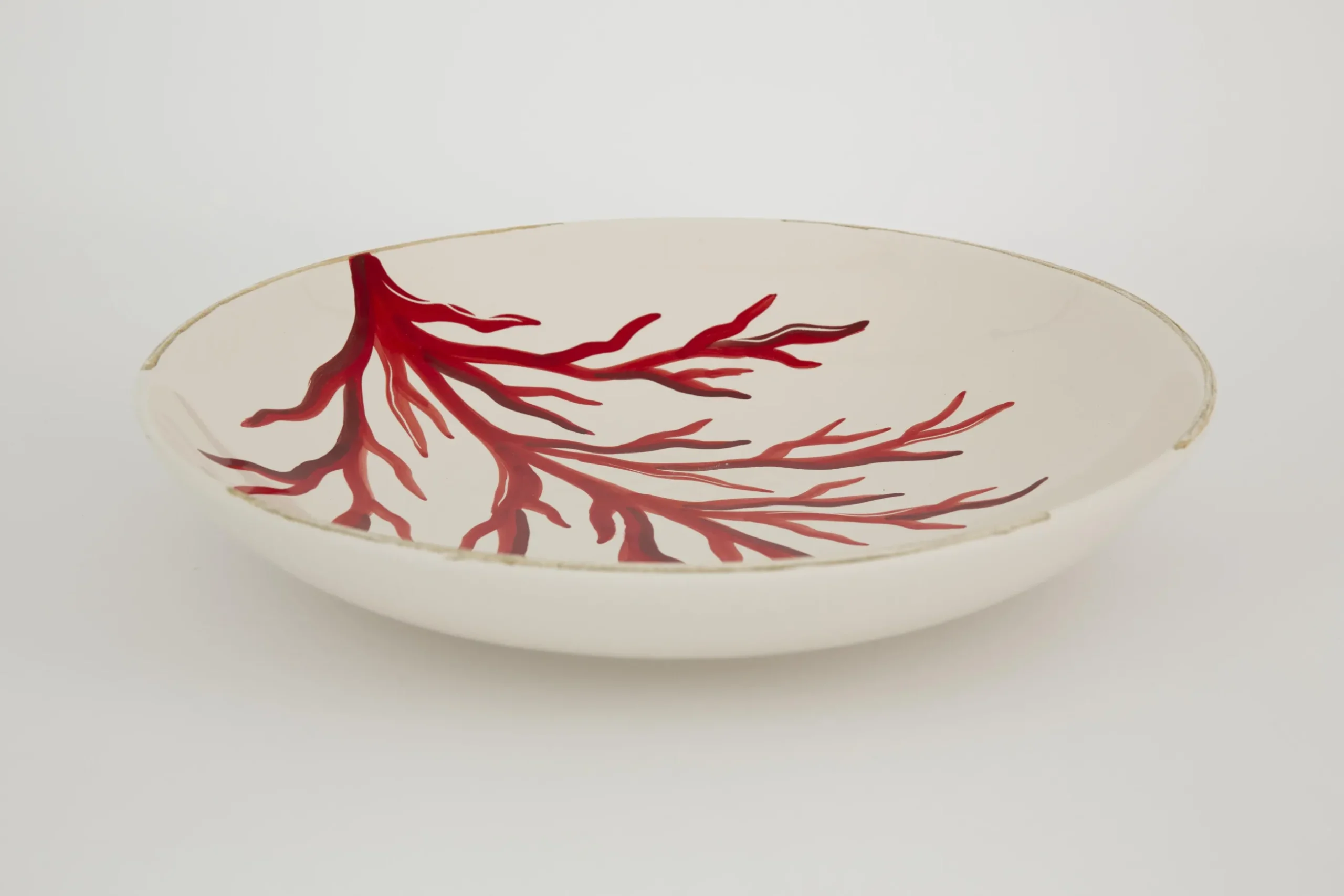 Kao, Serving Bowl, Coral, Round