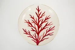Kao, Serving Bowl, Coral, Round
