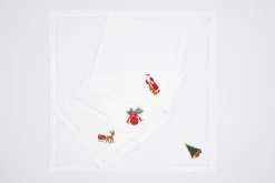 Karoli, Napkin, Embroidery, Set Of 4