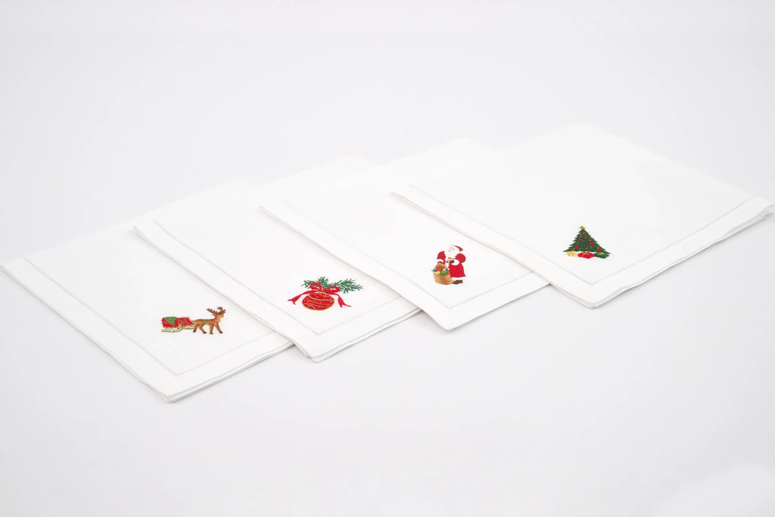 Karoli, Napkin, Embroidery, Set Of 4