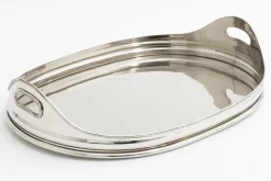 Katya, Tray, Oval, Nickel, L